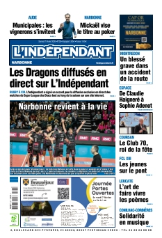 cover L'Indépendant Narbonne n°20260207