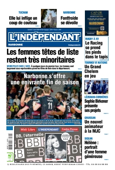 cover L'Indépendant Narbonne n°20260307