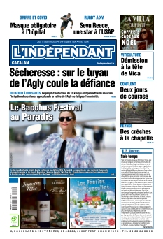 Couverture de L'Indépendant Perpignan du 