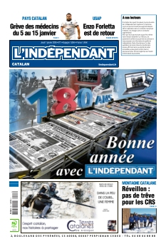 cover L'Indépendant Perpignan n°20260101