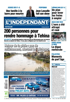 cover L'Indépendant Perpignan n°20260202