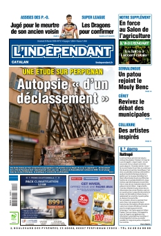 cover L'Indépendant Perpignan n°20260220