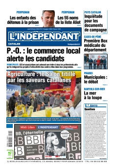 cover L'Indépendant Perpignan n°20260226
