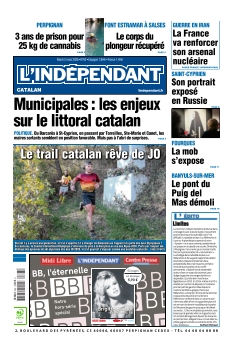 cover L'Indépendant Perpignan n°20260303