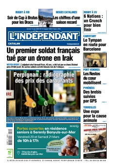 cover L'Indépendant Perpignan n°20260314