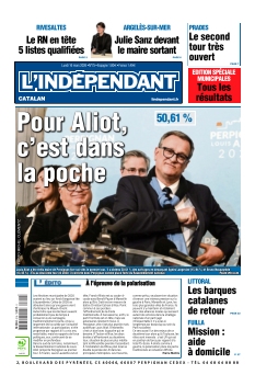 cover L'Indépendant Perpignan n°20260316