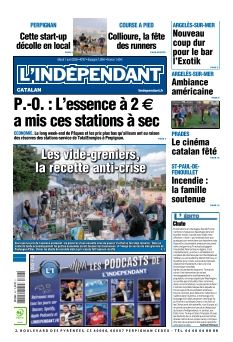 cover L'Indépendant Perpignan n°20260407