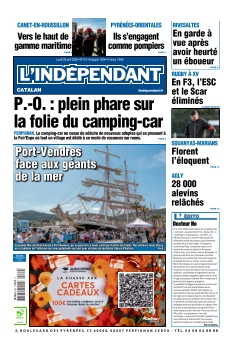 cover L'Indépendant Perpignan n°20260420