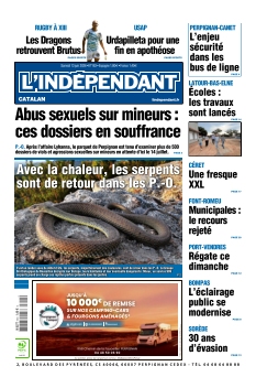 cover L'Indépendant Perpignan n°20260613