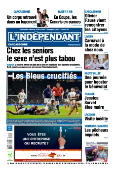cover L'Indépendant Carcassonne n°20250209