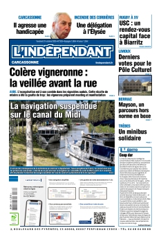 cover L'Indépendant Carcassonne n°20251031
