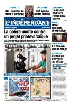 cover L'Indépendant Carcassonne n°20260514