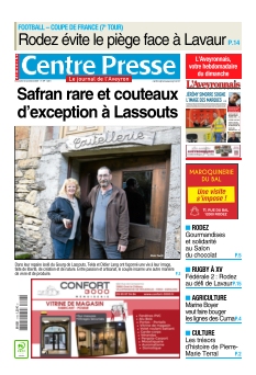 cover Centre Presse Aveyron n°20251116