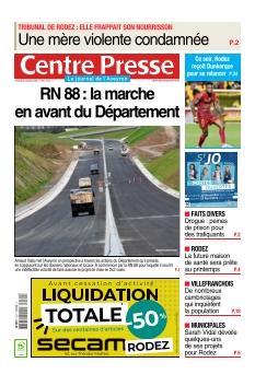 cover Centre Presse Aveyron n°20251121