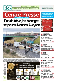 cover Centre Presse Aveyron n°20251220
