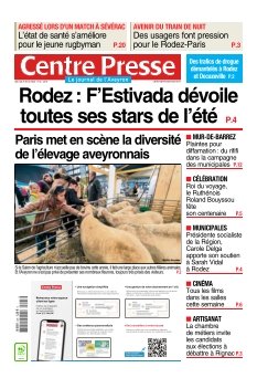 cover Centre Presse Aveyron n°20260225