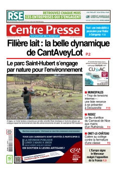 cover Centre Presse Aveyron n°20260228