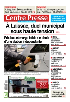 cover Centre Presse Aveyron n°20260312