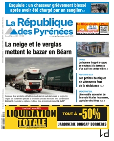 cover La République des Pyrénées n°20260107