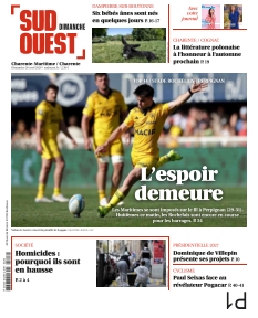 cover Sud Ouest Dimanche Charente / Charente-Maritime n°20260426