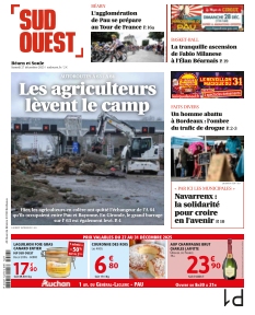 cover Sud Ouest Béarn et Soule n°20251227
