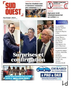 cover Sud Ouest Béarn et Soule n°20260323