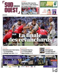 Cover Sud Ouest Dimanche Gironde