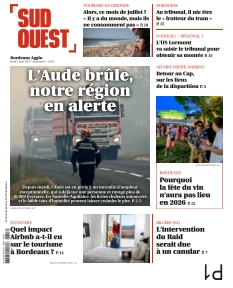 Couverture de Sud Ouest Bordeaux Agglo du 07 août 2025