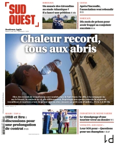 Couverture de Sud Ouest Bordeaux Agglo du 12 août 2025