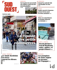 Couverture de Sud Ouest Bordeaux Agglo du 19 août 2025