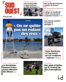Couverture de Sud Ouest Bordeaux Agglo du 25 août 2025