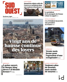 Couverture de Sud Ouest Bordeaux Agglo du 22 octobre 2025