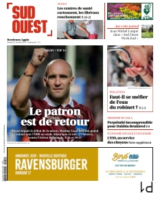 Couverture de Sud Ouest Bordeaux Agglo du 25 octobre 2025