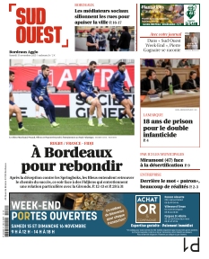 Couverture de Sud Ouest Bordeaux Agglo du 15 novembre 2025