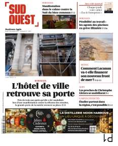 Couverture de Sud Ouest Bordeaux Agglo du 