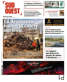 cover Sud Ouest Bordeaux Agglo n°20251213