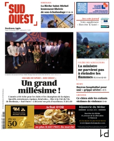 Couverture de Sud Ouest Bordeaux Agglo du 16 décembre 2025