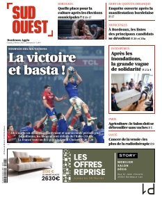 cover Sud Ouest Bordeaux Agglo n°20260223