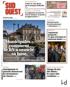 cover Sud Ouest Bordeaux Agglo n°20260326