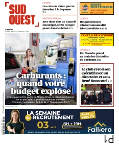 cover Sud Ouest Landes n°20260331