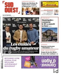 cover Sud Ouest Lot-et-Garonne n°20260326