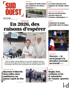 cover Sud Ouest Pays Basque n°20260101