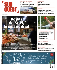 cover Sud Ouest Dordogne n°20251222