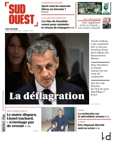 cover Sud Ouest Sud Gironde n°20250926