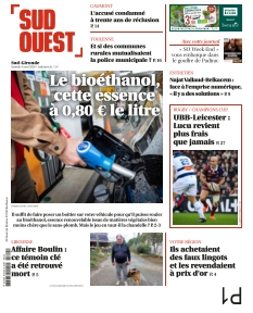 cover Sud Ouest Sud Gironde n°20260404