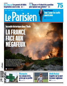 Couverture de Le Parisien Paris du 07 août 2025
