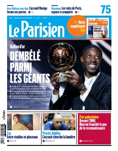 Couverture de Le Parisien Paris du 23 septembre 2025