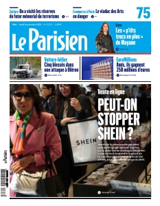 Couverture de Le Parisien Paris du 06 novembre 2025