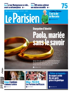 Couverture de Le Parisien Paris du 