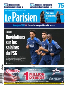 cover Le Parisien Paris n°20260207